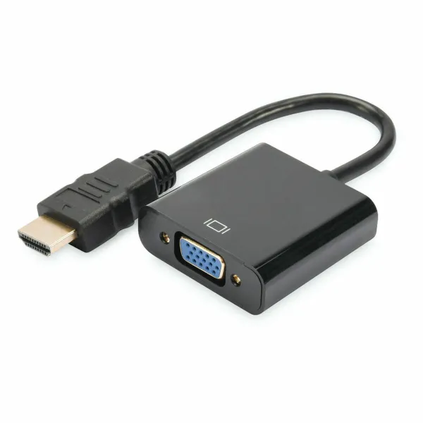 HDMI uz VGA Adapteris Digitus DA-70461 Melns