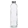Stiklinis butelis Vivalto Skaidrus Sidabras Metalinis stiklas 1,1 L 8 x 31 x 8 cm (18 vnt.)