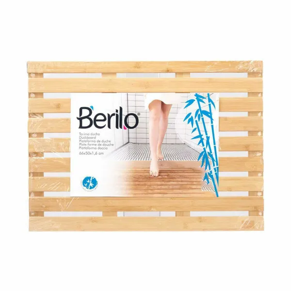 Platform Berilo Natural Bamboo 66 x 2,3 x 50 cm (6 Units)