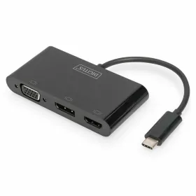 USB-keskitin Digitus DA-70859 Musta