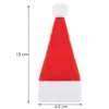 Santa Claus hats for cutlery decorations Springos CA0111 6X14 CM 10 pcs.