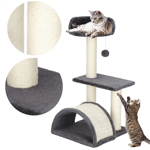 Multi-level cat house Springos PA1035 67 cm