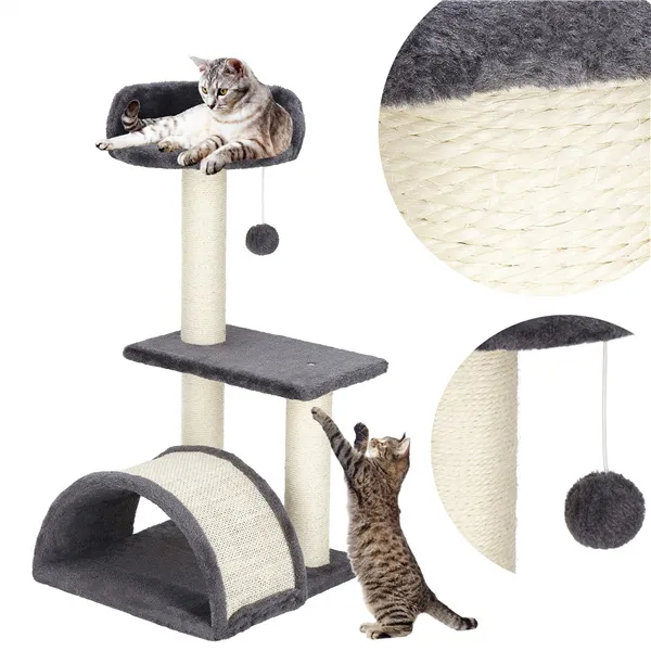 Multi-level cat house Springos PA1035 67 cm