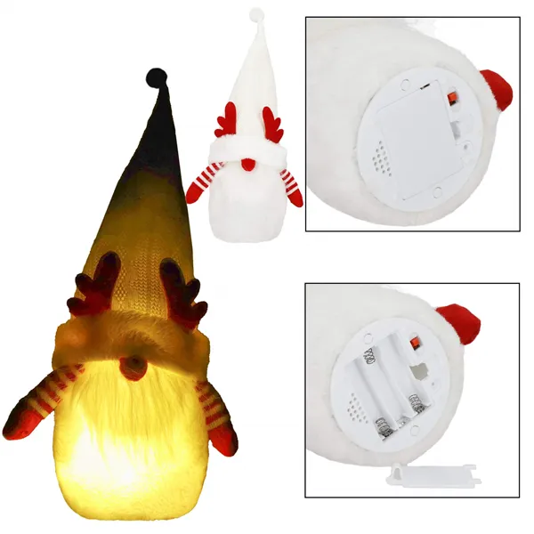 Christmas gnome with Led backlight Springos CA1243 37 cm