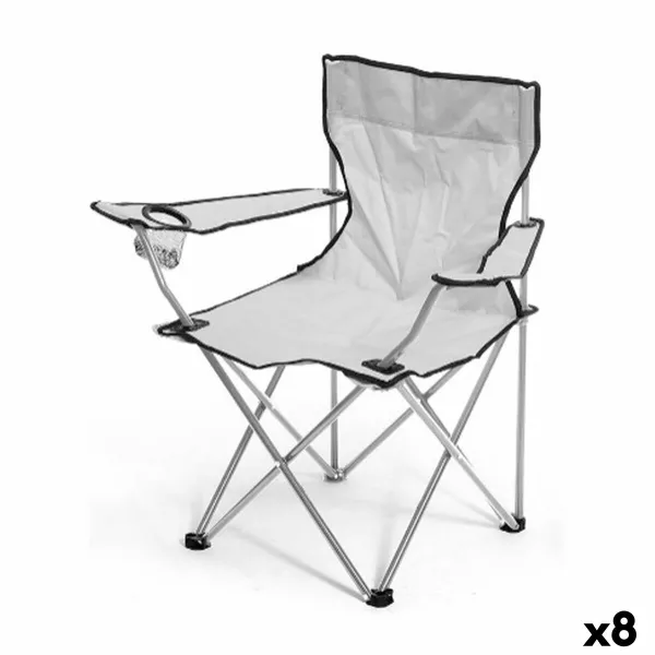 Žvejybinė Kėdė Gift Decor Pilka 79 x 47 x 79 cm (8 vnt.)