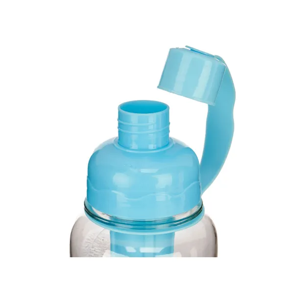 Water bottle Blue Green polypropylene PET 600 ml (6 Units)
