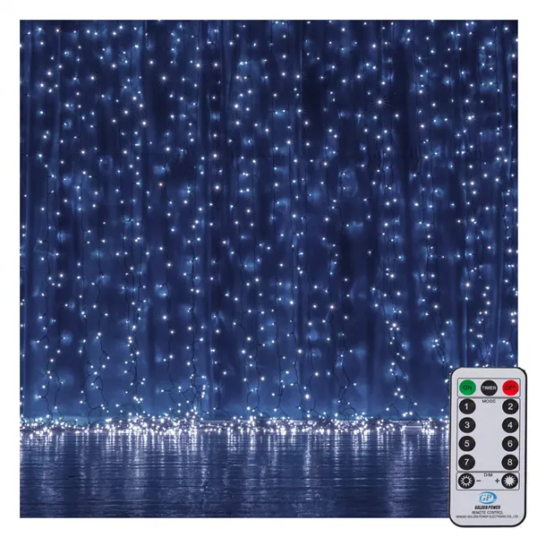 Christmas curtain Springos CL4000 306 LED 3m