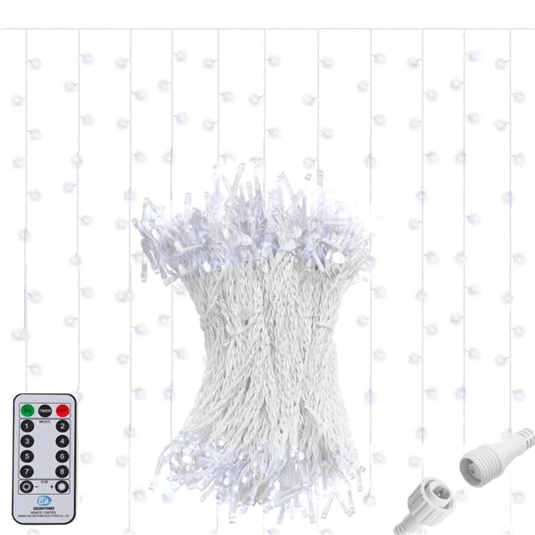 Christmas curtain Springos CL4000 306 LED 3m