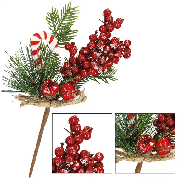 Christmas branch artificial decoration Springos CA1212 24 cm