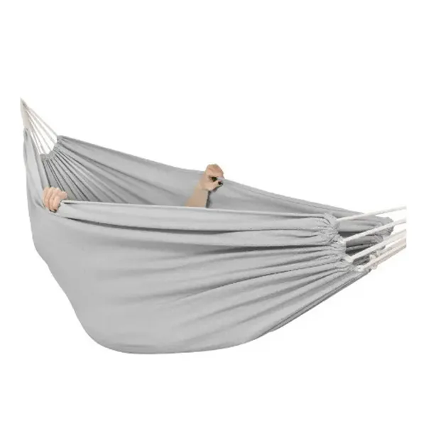 Double hammock 200x150cm Springos HM039 light grey