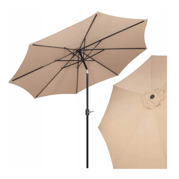 Garden umbrella with slope Springos GU0016 290cm