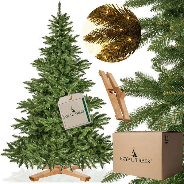 CT0195 Artificial Christmas tree 220 cm Premium Royal Trees, natural fir, like life