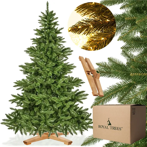 CT0195 Artificial Christmas tree 220 cm Premium Royal Trees, natural fir, like life