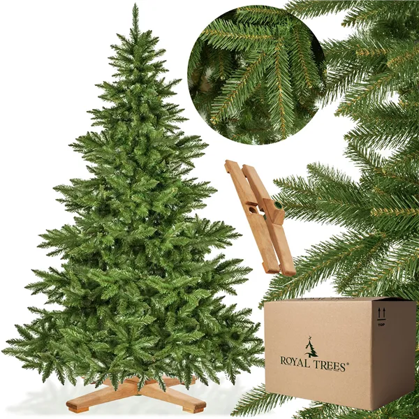 CT0195 Artificial Christmas tree 220 cm Premium Royal Trees, natural fir, like life