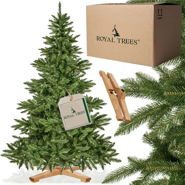 CT0195 Artificial Christmas tree 220 cm Premium Royal Trees, natural fir, like life