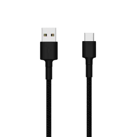 USB A - USB C kabelis Xiaomi Juoda 1 m