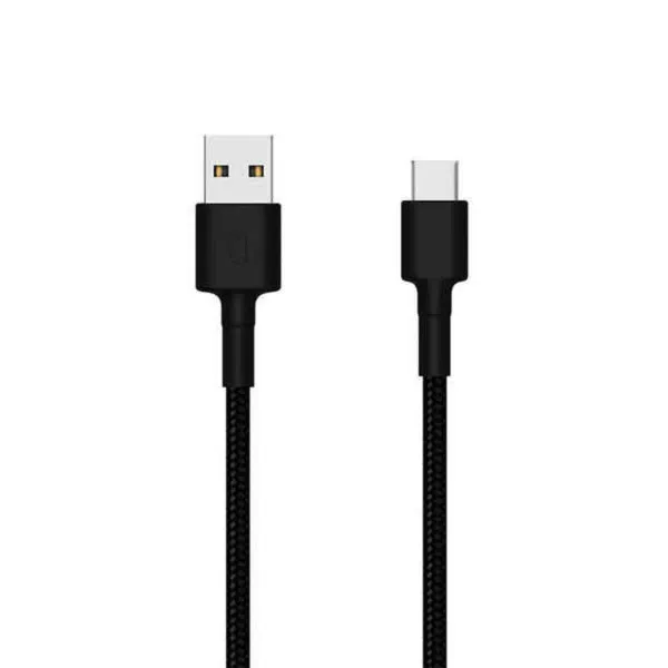 USB A - USB C kabelis Xiaomi Juoda 1 m
