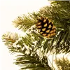 CT0190 Artificial Christmas tree 180 cm premium Royal Trees, snowy diamond pine with cones