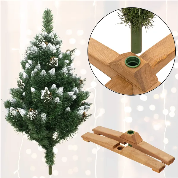 CT0189 Artificial Christmas Tree 150 cm Premium Royal Trees Snowy Diamond Pine with Cones