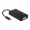 USB-C – VGA/HDMI/DVI adapteris Aisens A109-0343 HDMI USB VGA USB 3.2 Juoda 15 cm