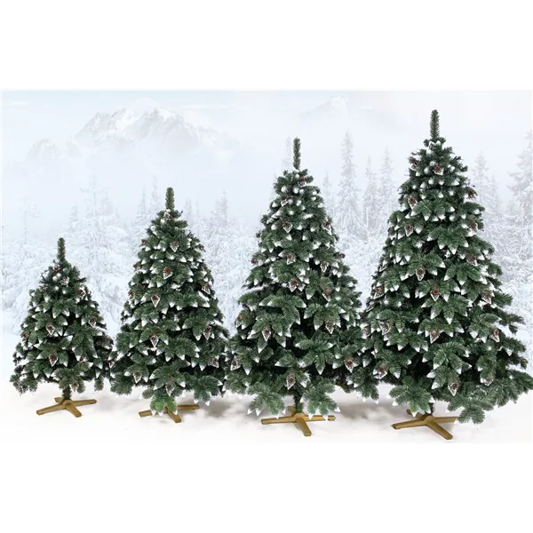 CT0189 Artificial Christmas Tree 150 cm Premium Royal Trees Snowy Diamond Pine with Cones