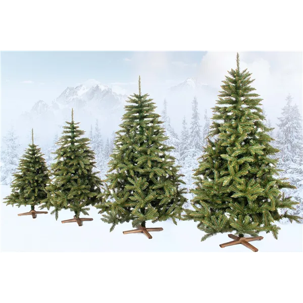 CT0187 Artificial fir tree 220 cm Premium Royal Trees, Caucasian fir, with wooden stand