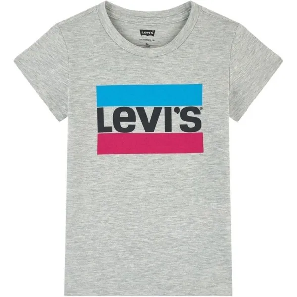 Krekls ar Īsām Piedurknēm Bērniem Levi's SPORTSWEAR LOGO TEE Pelēks