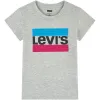 Krekls ar Īsām Piedurknēm Bērniem Levi's SPORTSWEAR LOGO TEE Pelēks