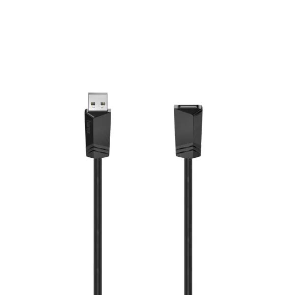 USB Kabelis Hama 00200620 Melns Vīrietis/Sieviete