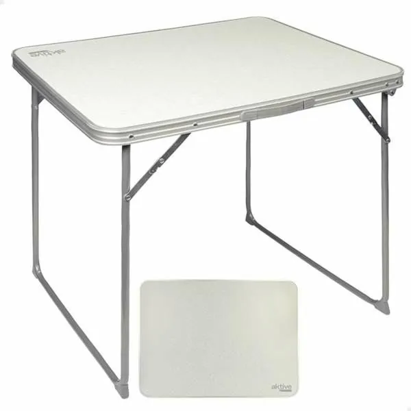 Saliekams galds Aktive Balts Tērauds Koks MDF 80 x 60 x 70 cm