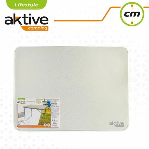 Saliekams galds Aktive Balts Tērauds Koks MDF 80 x 60 x 70 cm