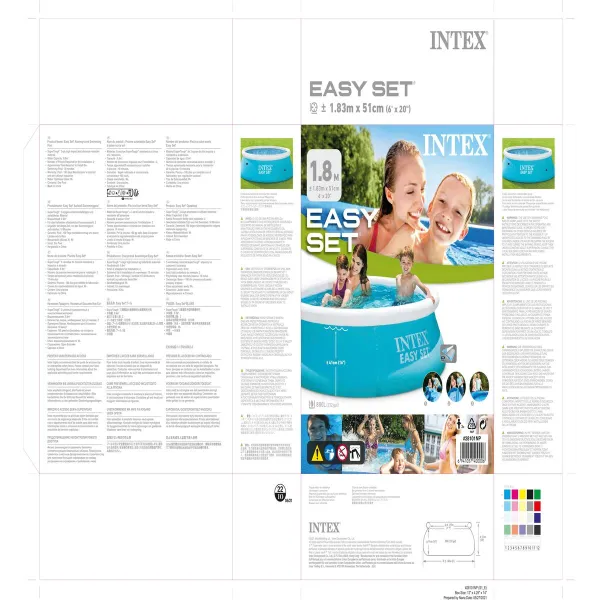 Pripučiamas baseinas Easy Set Intex 886 L (183 x 51 cm)