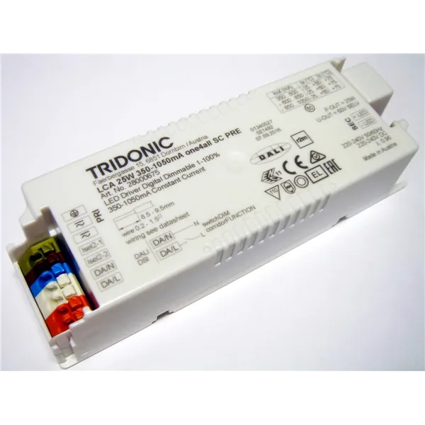 LCA 25 W 350–1050 mA one4all SC PRE - Tridonic