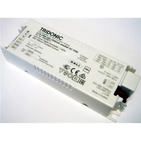 LCA 25 W 350–1050 mA one4all SC PRE - Tridonic