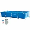 Išmontuojamas baseinas Intex Frame 450 X 220 X 84 CM 7127 L Stačiakampis