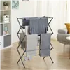 Folding and Extendable Metal Clothes Dryer with 3 Levels Cloxy InnovaGoods 11 Bars