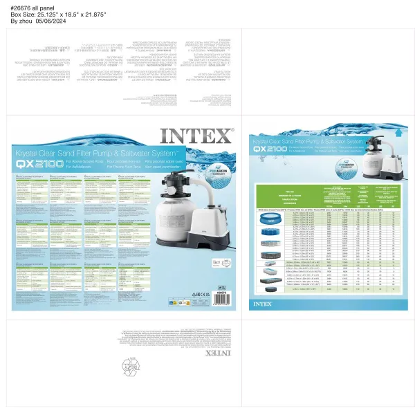 Ujumisbasseini puhastusjaam Intex Filter Pump 32000 L