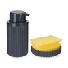 Kitchen Set 3 Pieces Anthracite Plastic