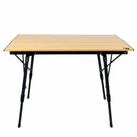 Kokkupandav klapplaud Aktive 90 x 70 x 57 cm Matka Must Pruun Alumiinium