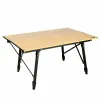 Sulankstomas stalas Aktive 90 x 70 x 57 cm Stovyklavimas Juoda Ruda Aliuminis