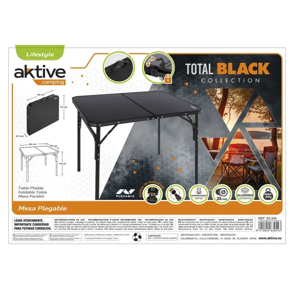 Складной стол Aktive 90 x 60 x 70 cm