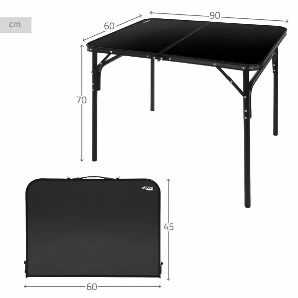 Складной стол Aktive 90 x 60 x 70 cm