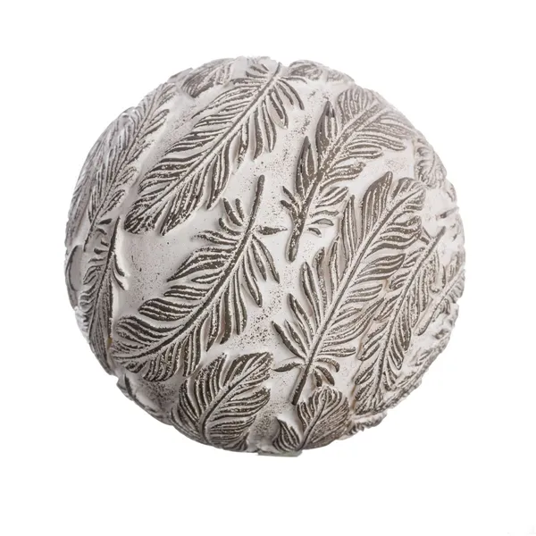 Шарики декоративные серо-белые 10 x 10 x 10 см (8 шт.)