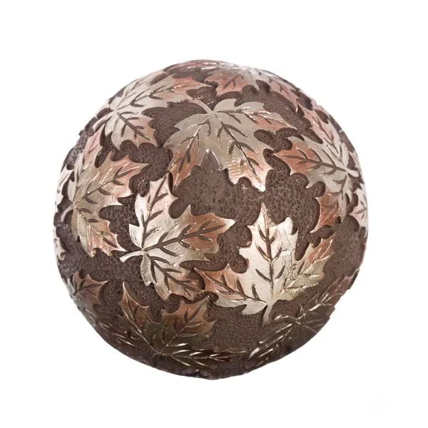 Balls Decoration Brown Bronze 10 x 10 x 10 cm (8 Units)