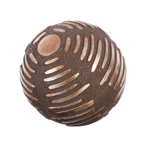 Balls Decoration Brown Bronze 10 x 10 x 10 cm (8 Units)