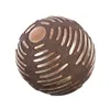 Balls Decoration Brown Bronze 10 x 10 x 10 cm (8 Units)