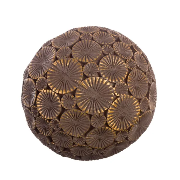 Balls Decoration Brown Bronze 10 x 10 x 10 cm (8 Units)