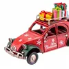 Christmas bauble Red Multicolour Metal Car 16 x 7 x 9,5 cm