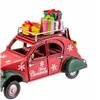 Christmas bauble Red Multicolour Metal Car 16 x 7 x 9,5 cm