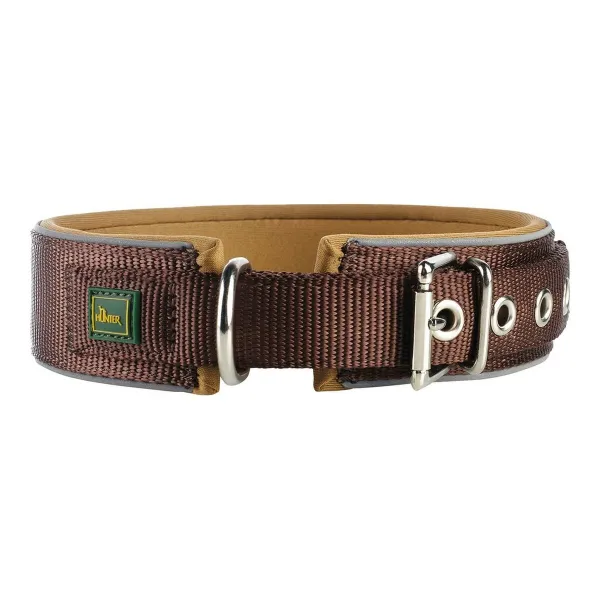 Koera kaelarihm Hunter Neoprene Reflect Pruun